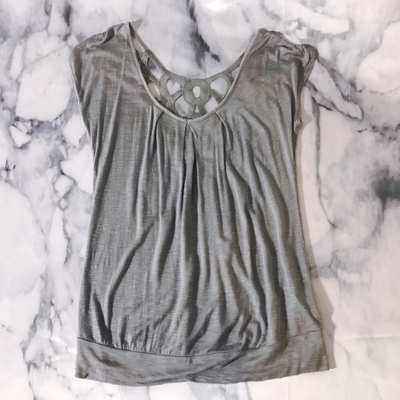 ✨HP✨ THREADS Open Back Sequin Top Tunic Tee Small - Picture 7 of 9